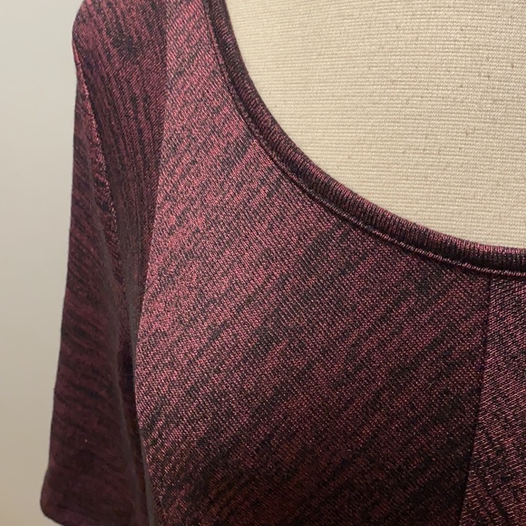 🔥Oversized Dana Buchman purple tunic top - Picture 3 of 5